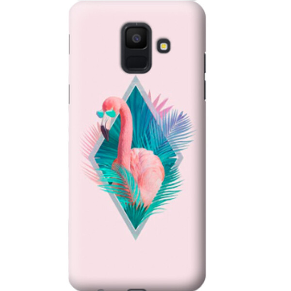 

Дизайнерский чехол Розовый фламинго для Samsung Galaxy A6 (2018) (665597)