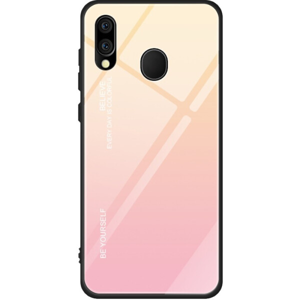 

Чехол-накладка TOTO Glass Case Gradient для Samsung Galaxy M20 (M205) Pink