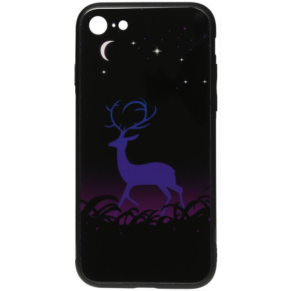

Чехол-накладка TOTO Night Light Print Glass Case для Apple iPhone 7/8 Deer