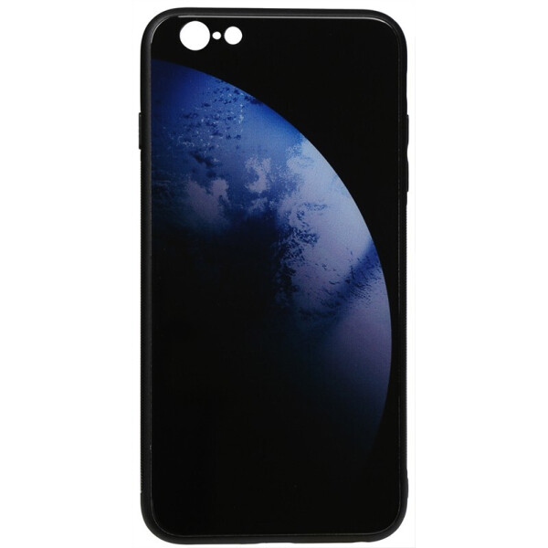 

Чехол-накладка TOTO Print Glass Space Case для Apple iPhone 6/6s Dark Blue