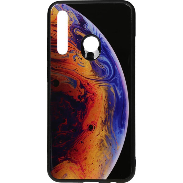 

Чехол-накладка TOTO Print Glass Space Case для Huawei P Smart+ 2019 Violet