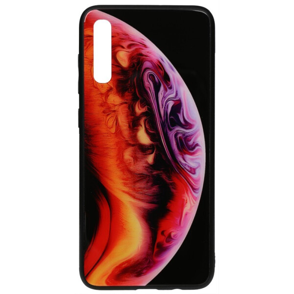 

Чехол-накладка TOTO Print Glass Space Case для Samsung Galaxy A70 Amethyst