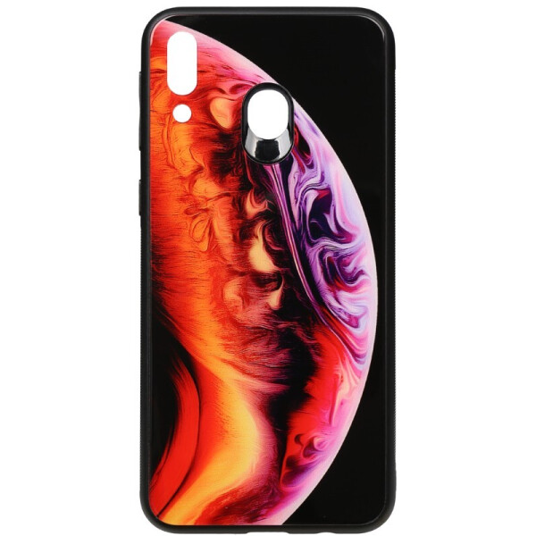 

Чехол-накладка TOTO Print Glass Space Case для Samsung Galaxy M20 Amethyst