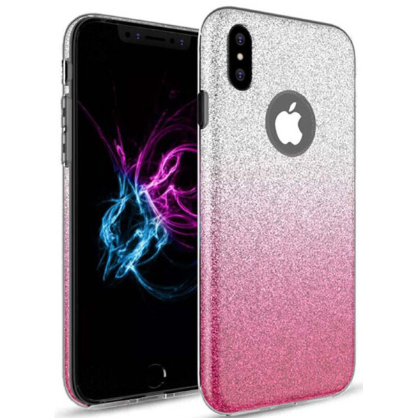 

Чехол-накладка TOTO TPU Case Rose series Gradient 3 IN 1 iPhone X Pink