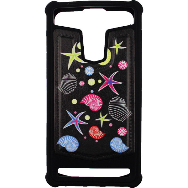

Чехол-накладка TOTO Universal TPU case with image 4,5" Sea Stars Black