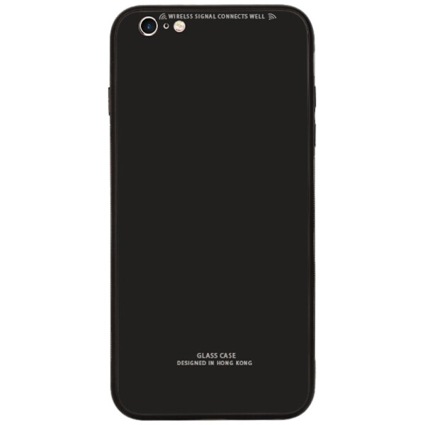 

Чехол - накладка Glass TPU Case для Apple iPhone 6 Plus/6s Plus Black