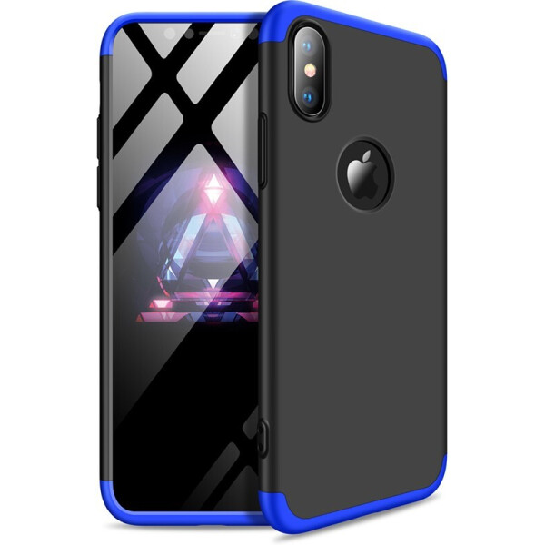 

Чехол-накладка GKK 3 in 1 Hard PC Case Apple iPhone XS Max Blue/Black