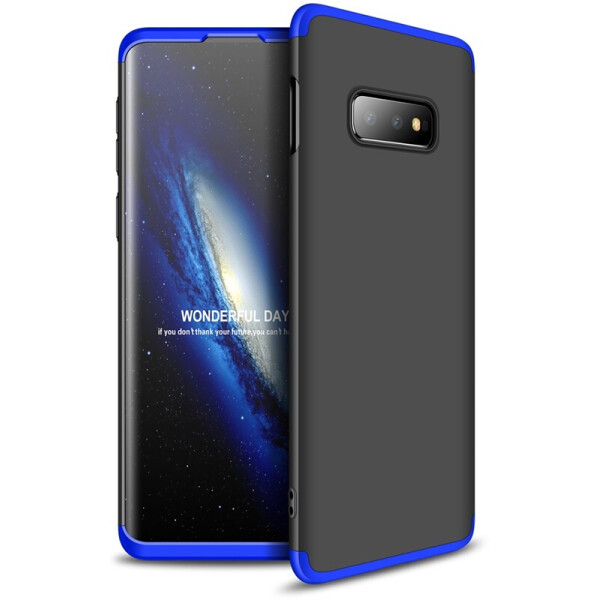 

Чехол-накладка GKK 3 in 1 Hard PC Case Samsung Galaxy S10e Blue/Black