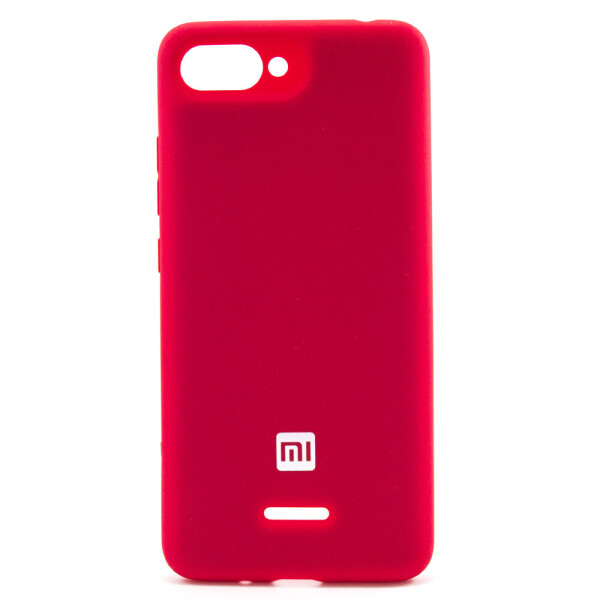 

ORIGINAL SILICONE Cover для Xiaomi Redmi 6A "07" Red