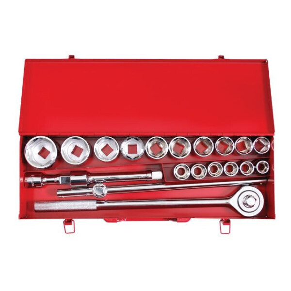 

Набор Инструмента 3/4", 20Ед ( Гол.19-50Мм ) Металлический Кейс Intertool Et-6024
