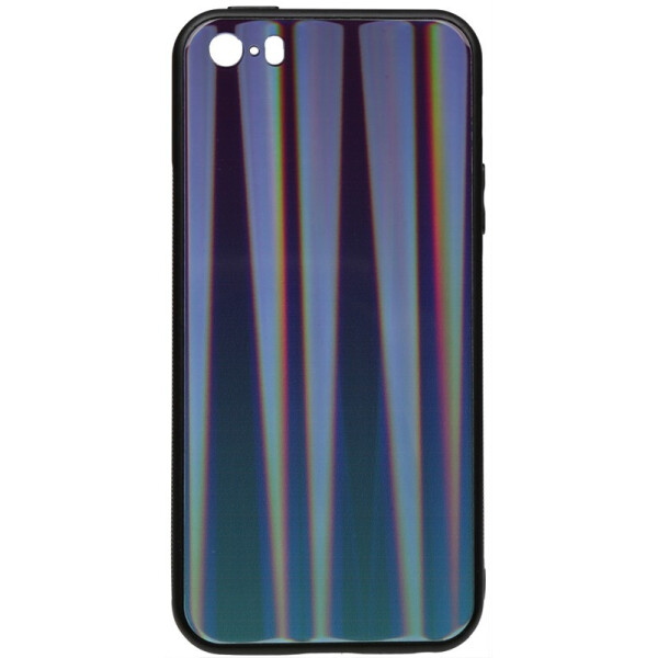 

Чехол-накладка TOTO Aurora Print Glass Case для Apple iPhone SE/5s/5 Blue