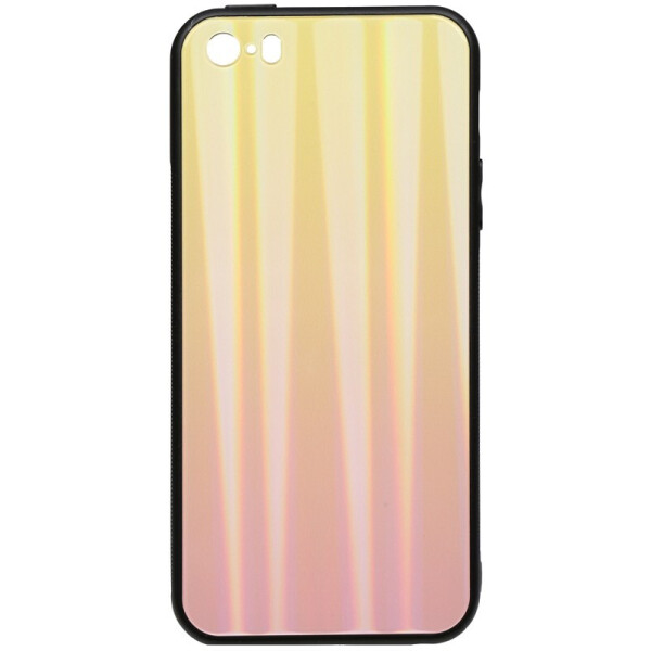 

Чехол-накладка TOTO Aurora Print Glass Case для Apple iPhone SE/5s/5 Pink