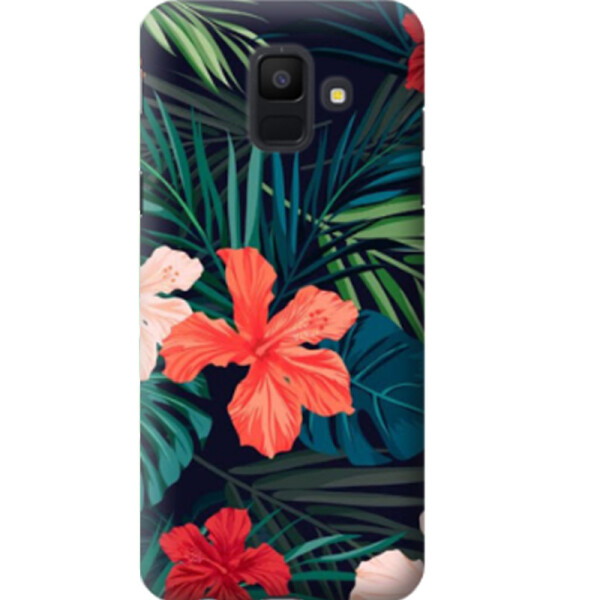 

Дизайнерский чехол Тропические цветы для Samsung Galaxy A6 (2018) (665824)