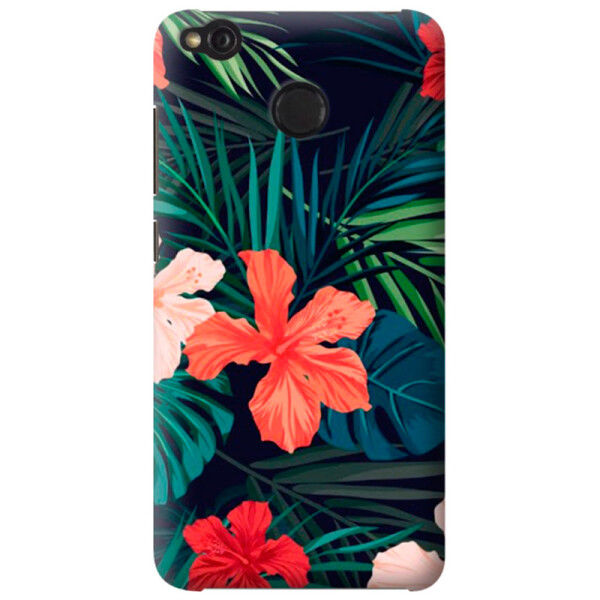 

Дизайнерский чехол Тропические цветы для Xiaomi Redmi 4X (661202)