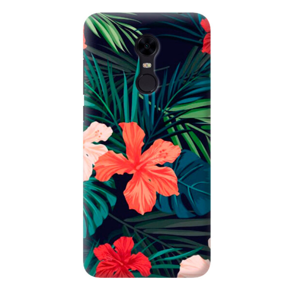 

Дизайнерский чехол Тропические цветы для Xiaomi Redmi 5 Plus (661331)