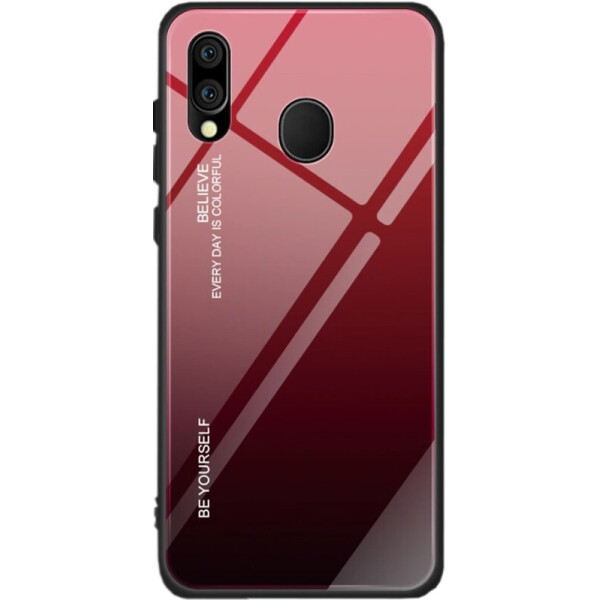 

Чехол-накладка TOTO Glass Case Gradient для Samsung Galaxy M20 (M205) Red
