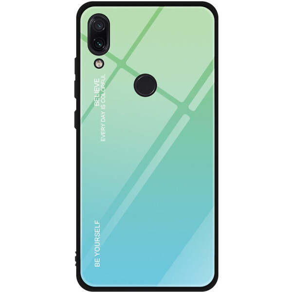 

Чехол-накладка TOTO Glass Case Gradient для Xiaomi Redmi Note 7 Turquoise