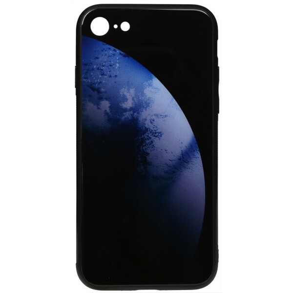 

Чехол-накладка TOTO Print Glass Space Case для Apple iPhone 7/8 Dark Blue