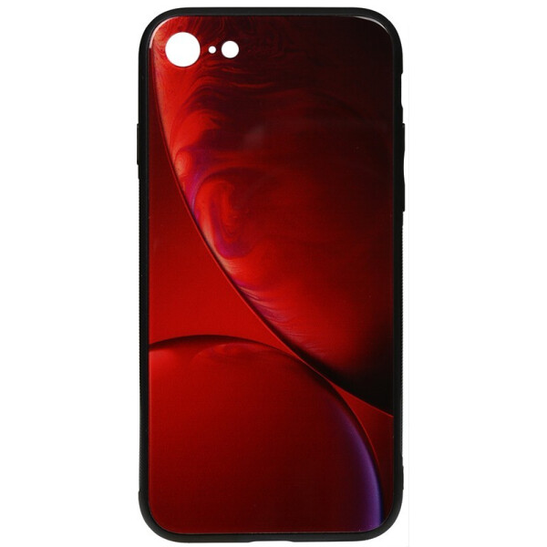 

Чехол-накладка TOTO Print Glass Space Case для Apple iPhone 7/8 Rubin Red