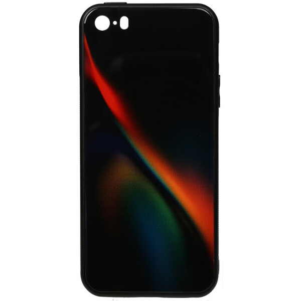 

Чехол-накладка TOTO Print Glass Space Case для Apple iPhone SE/5S/5 Flash