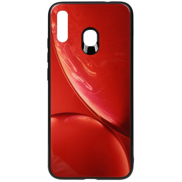 

Чехол-накладка TOTO Print Glass Space Case для Samsung Galaxy A20/A30 Red