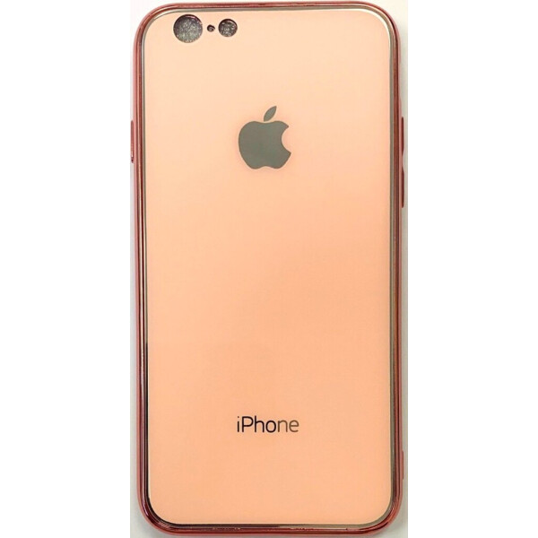 

Чехол - накладка Glass TPU Case для Apple iPhone 6 Plus/6s Plus Pink