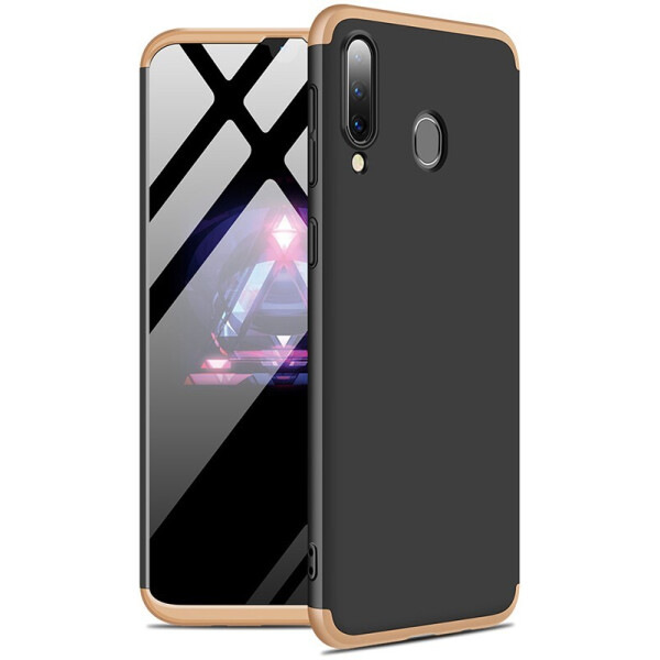

Чехол-накладка GKK 3 in 1 Hard PC Case Samsung Galaxy A20 Gold/Black