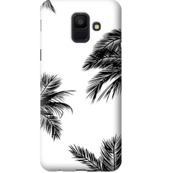 

Дизайнерский чехол Черно-белые пальмы для Samsung Galaxy A6 (2018) (665828)