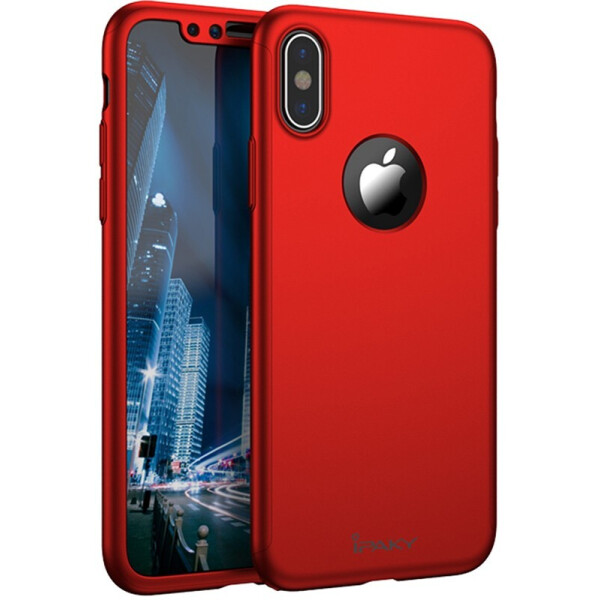 

Чехол-накладка Ipaky 360 PC Full Protection Case Apple iPhone XS Red