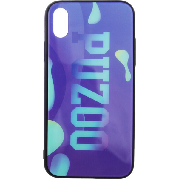 

Чехол-накладка PUZOO Glass Printing with TPU Visions iPhone X Purple