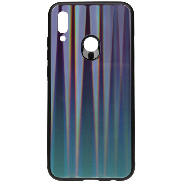 

Чехол-накладка TOTO Aurora Print Glass Case для Huawei P Smart 2019 Blue