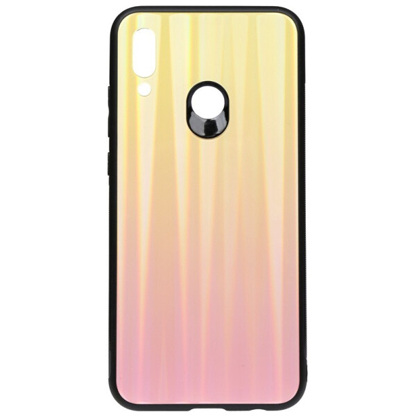 

Чехол-накладка TOTO Aurora Print Glass Case для Huawei P Smart 2019 Pink