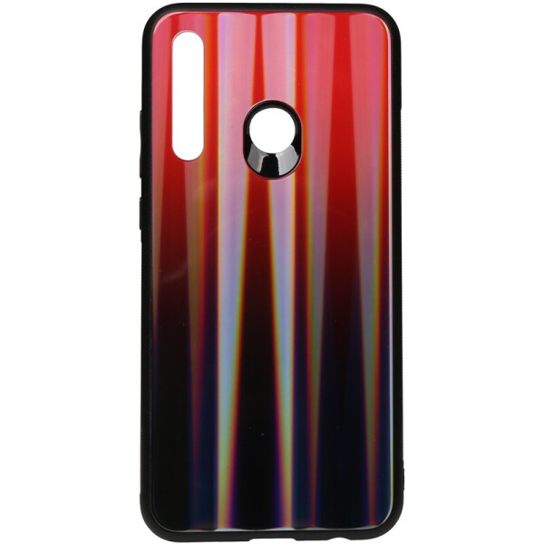 

Чехол-накладка TOTO Aurora Print Glass Case для Huawei P Smart+ 2019 Red