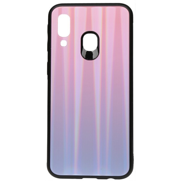 

Чехол-накладка TOTO Aurora Print Glass Case для Samsung Galaxy A40 Lilac