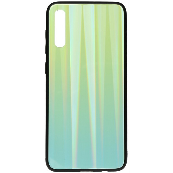 

Чехол-накладка TOTO Aurora Print Glass Case для Samsung Galaxy A70 Green