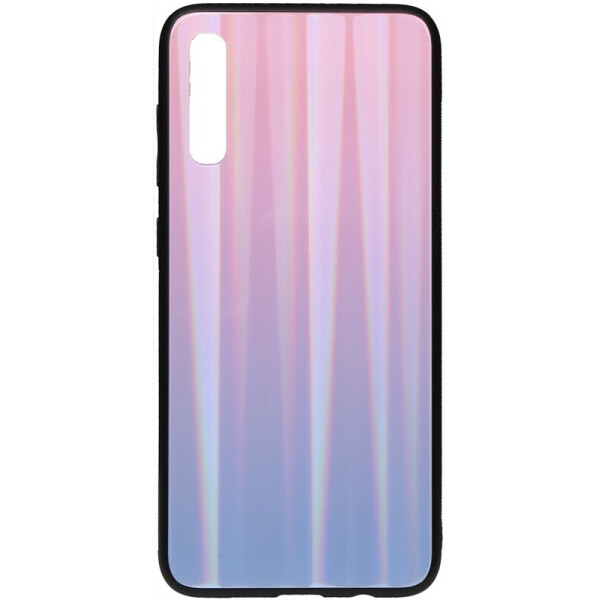 

Чехол-накладка TOTO Aurora Print Glass Case для Samsung Galaxy A70 Lilac