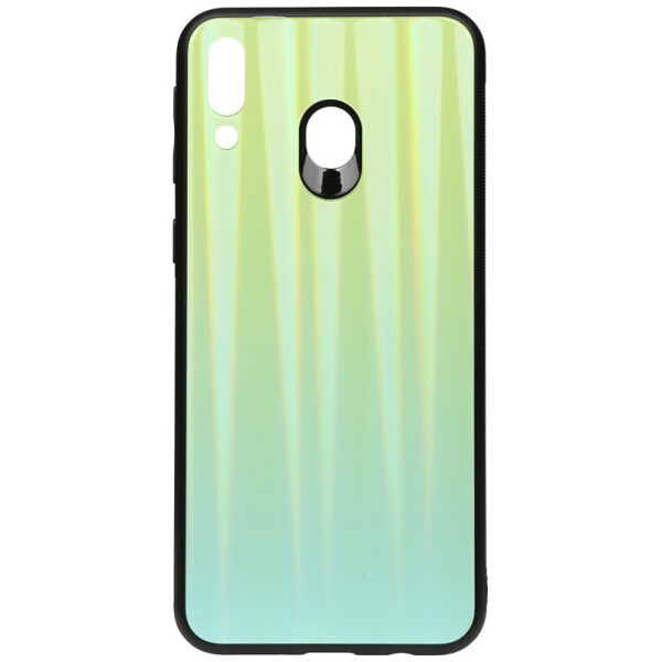 

Чехол-накладка TOTO Aurora Print Glass Case для Samsung Galaxy M20 Green