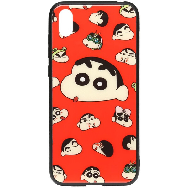 

Чехол-накладка TOTO Cartoon Print Glass Case для Huawei Y5 2019 A monkey
