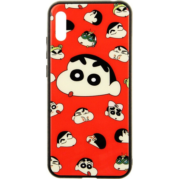 

Чехол-накладка TOTO Cartoon Print Glass Case для Huawei Y6 2019 A monkey