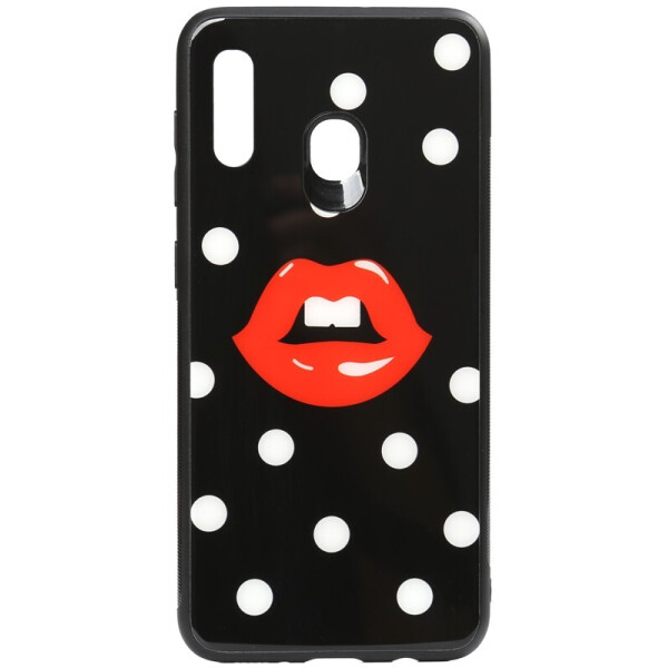 

Чехол-накладка TOTO Cartoon Print Glass Case для Huawei Y7 2019 Red Lips
