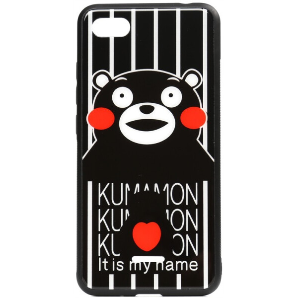 

Чехол-накладка TOTO Cartoon Print Glass Case для Xiaomi Redmi 6A Kumamon