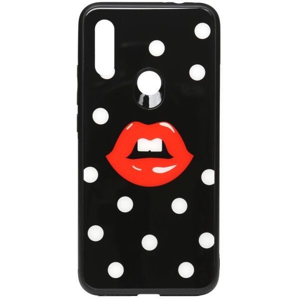 

Чехол-накладка TOTO Cartoon Print Glass Case для Xiaomi Redmi 7 Red Lips