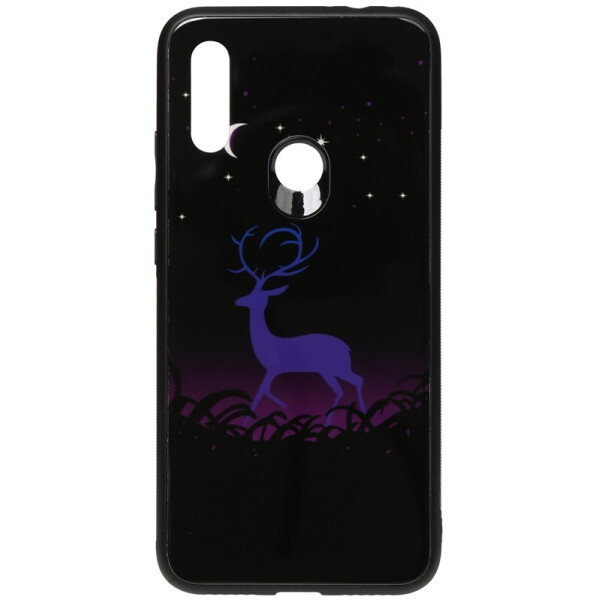 

Чехол-накладка TOTO Night Light Print Glass Case для Xiaomi Redmi 7 Deer