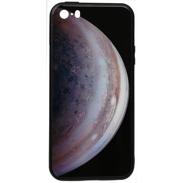 

Чехол-накладка TOTO Print Glass Space Case для Apple iPhone SE/5S/5 Grey