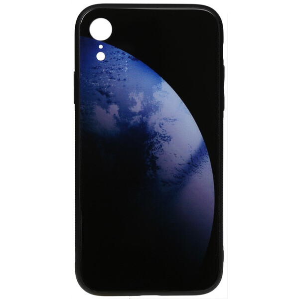 

Чехол-накладка TOTO Print Glass Space Case для Apple iPhone XR Dark Blue