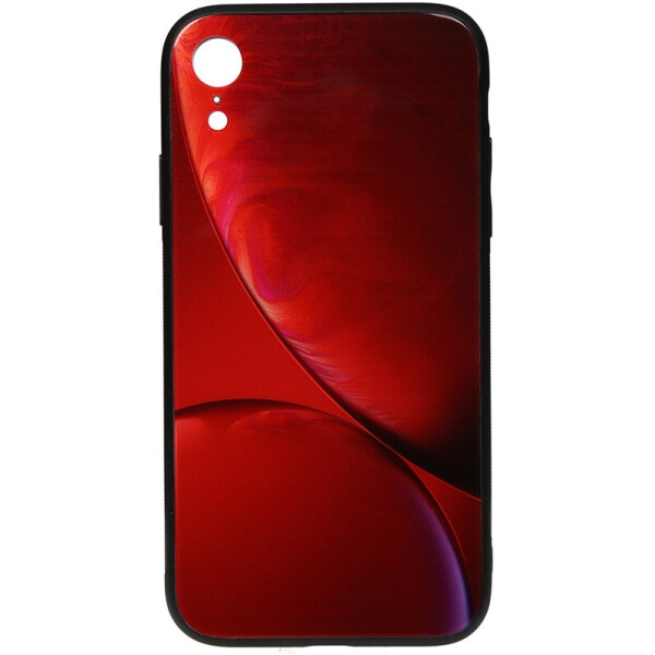 

Чехол-накладка TOTO Print Glass Space Case для Apple iPhone XR Rubin Red