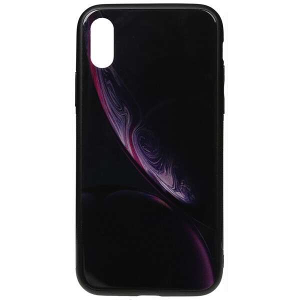 

Чехол-накладка TOTO Print Glass Space Case для Apple iPhone XS MAX Black