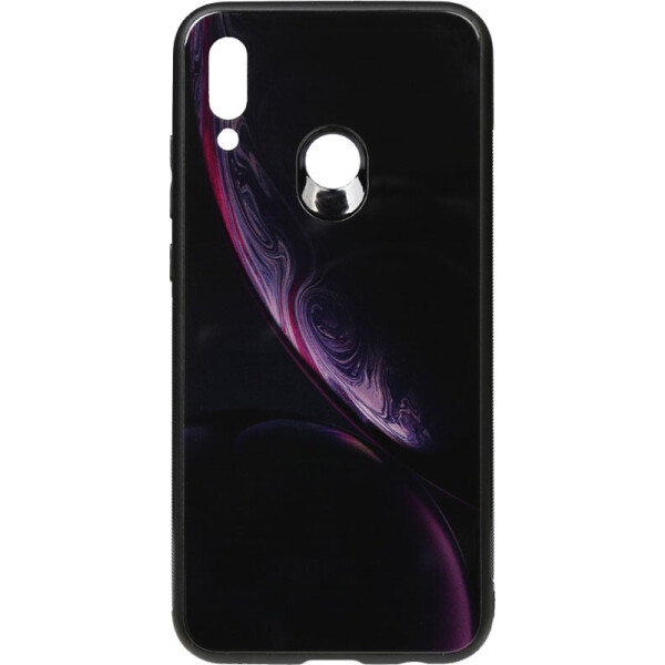

Чехол-накладка TOTO Print Glass Space Case для Huawei P Smart 2019 Black