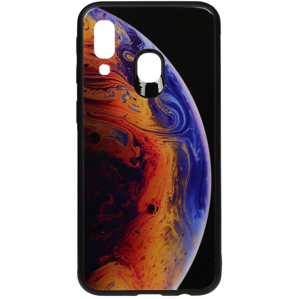 

Чехол-накладка TOTO Print Glass Space Case для Samsung Galaxy A40 Violet