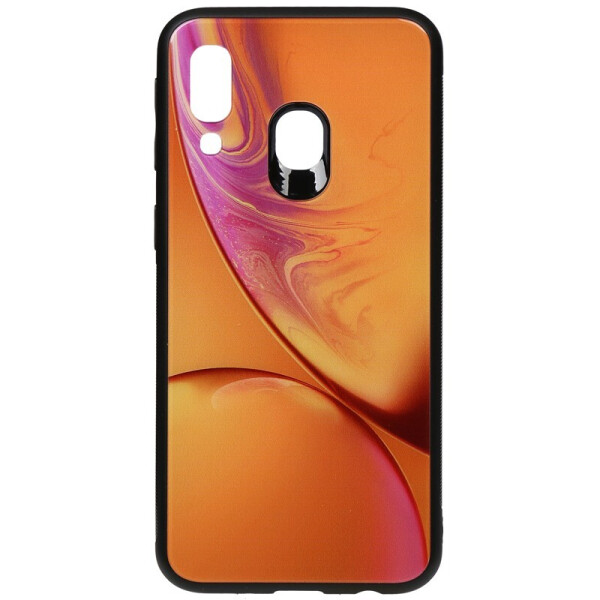 

Чехол-накладка TOTO Print Glass Space Case для Samsung Galaxy A40 Yellow